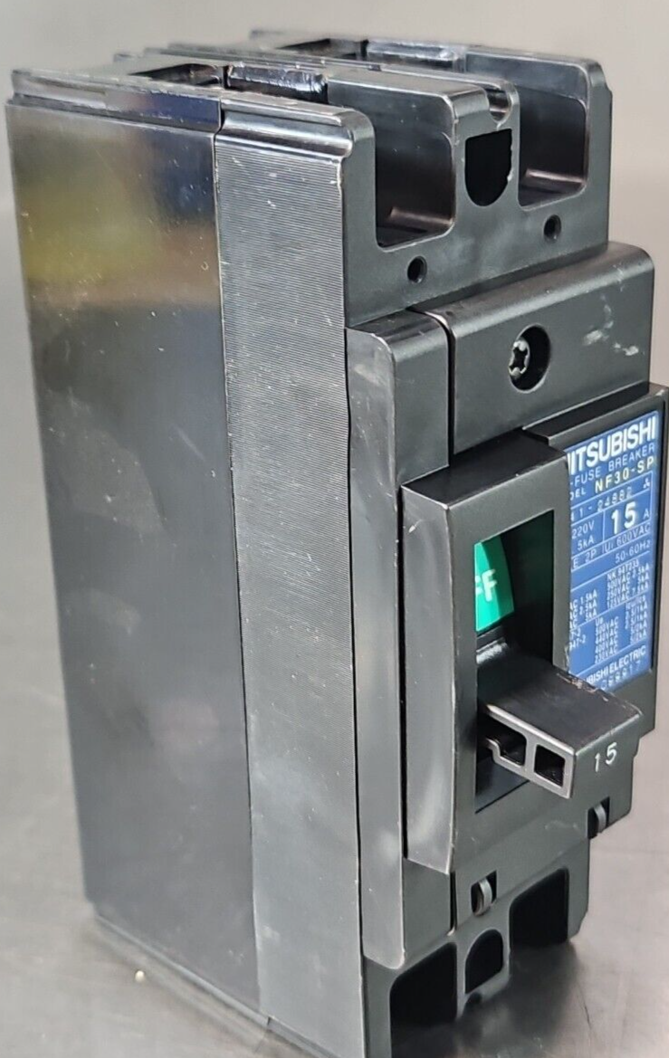 Mitsubishi NF30-SP 15A No-Fuse Breaker 2 Pole                            loc4B12