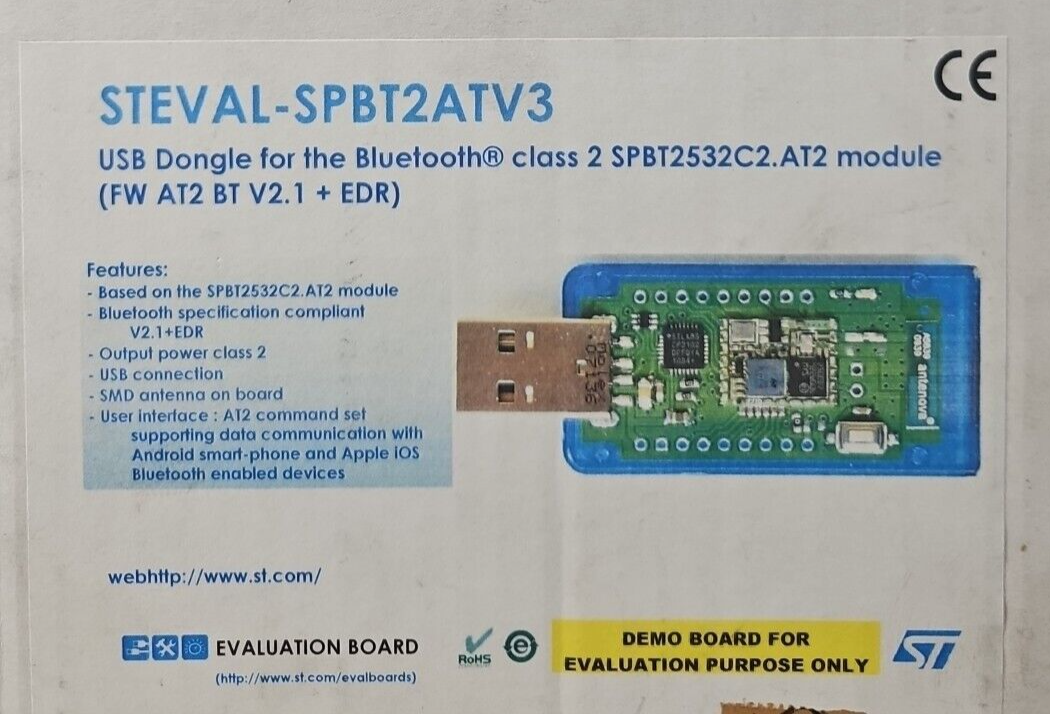 STEVAL - SPBT2ATV3 USB dongle for the Bluetooth                          loc3C12