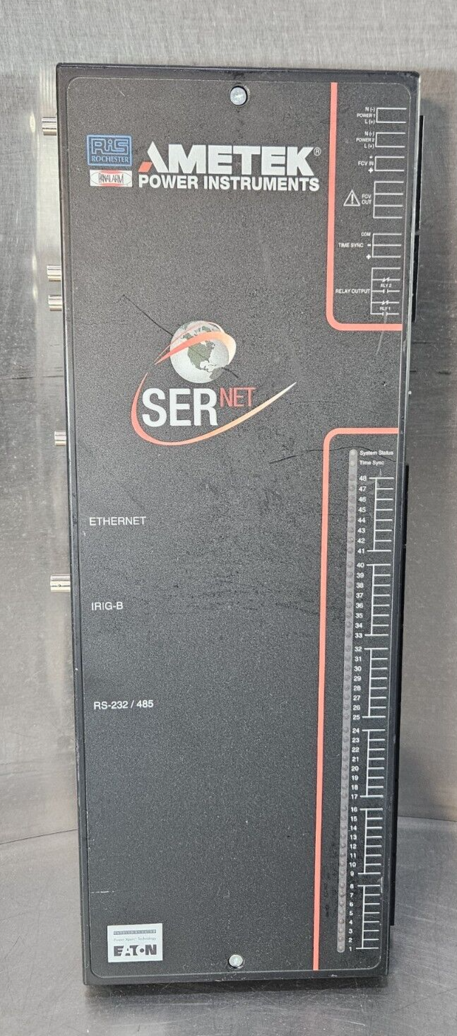 Ametek SERnet-48-SD-1U-X-MOD Network Enabled Sequence of Events         (BIN535)