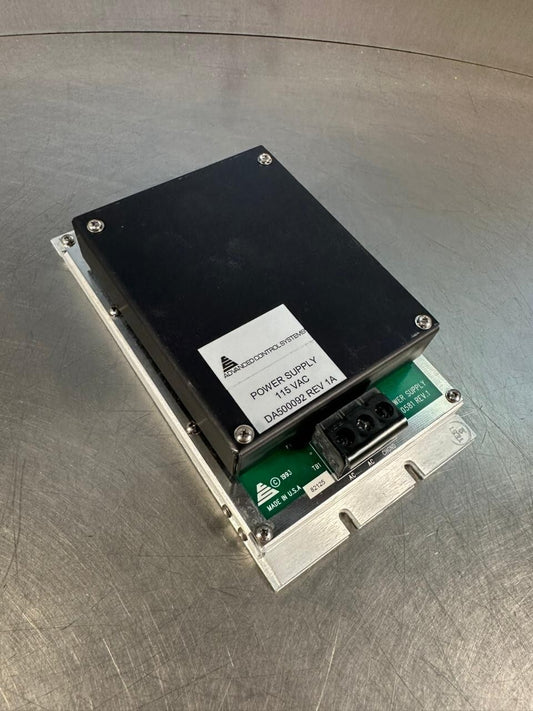 Advanced Control DA500092 Rev. 1A Power Supply 070581               (12.5.8)