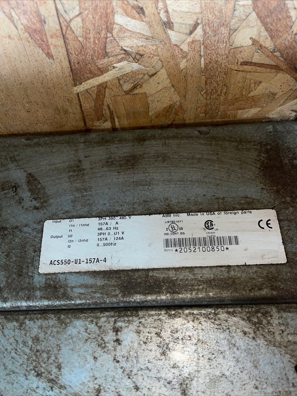 ABB SERVO DRIVE ACS550-U1-157A-4 @1A