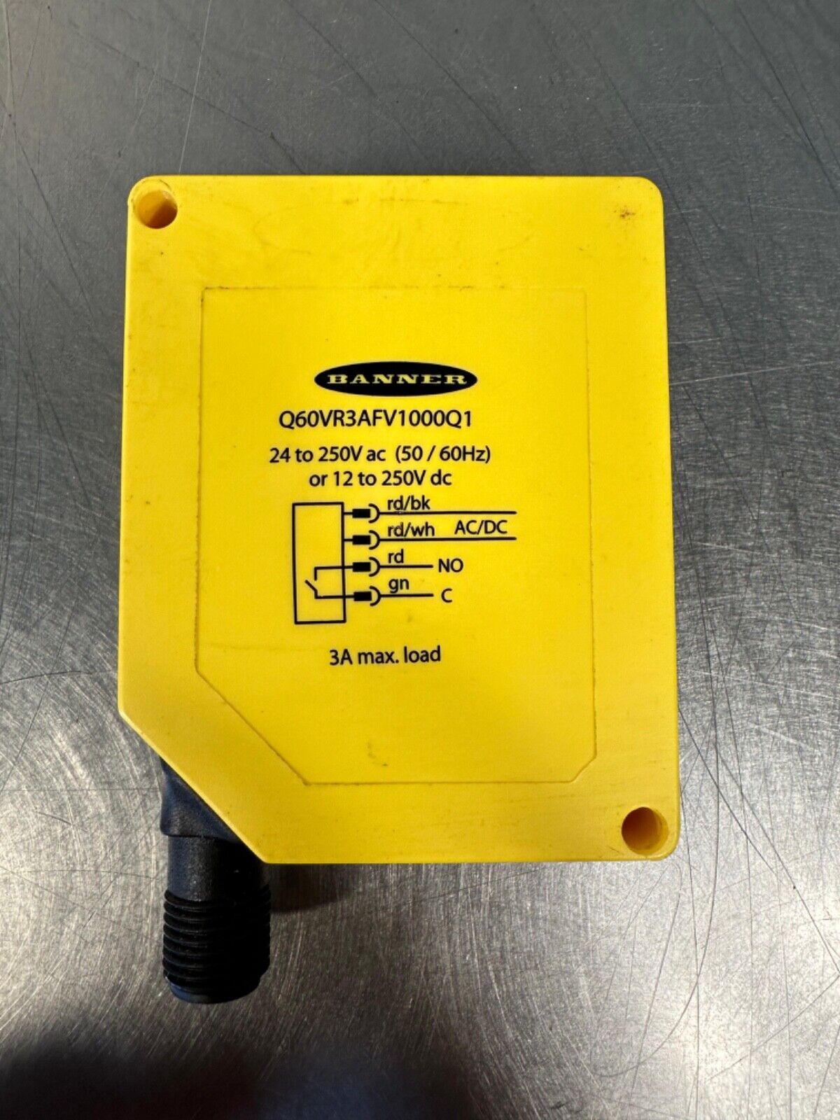 Photoelectric Sensor Banner Q60VR3AFV1000Q1 24 to 250 Vac 50-60hz (5E-15)