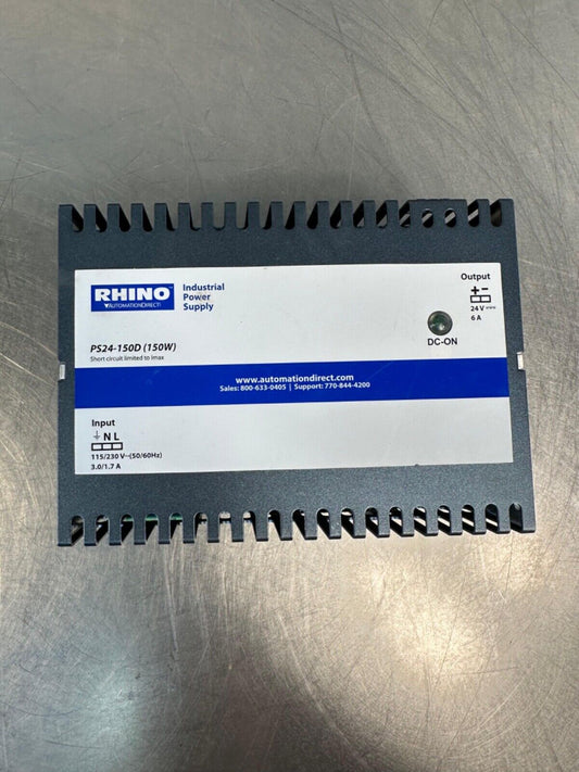 Rhino Industrial Power SUPPLY, PS24-150D (150W) (4E-20)