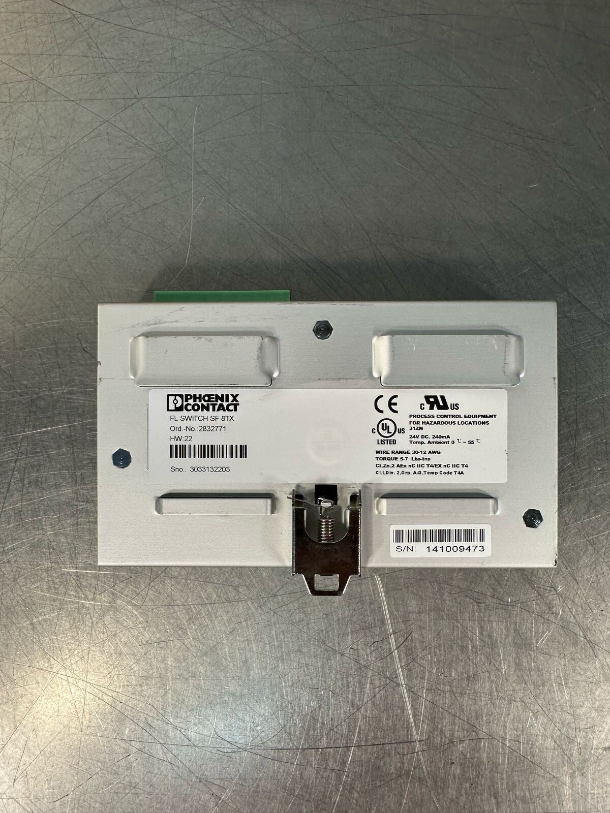 Phoenix Contact FL SWITCH SF 8TX 2832771 ETHERNET SWITCH            (3.1.3)
