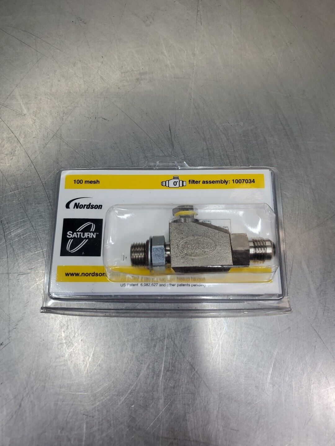 Nordson 1007034 Hot Melt Inline Filter - 100 Mesh, Straight.               5E-31