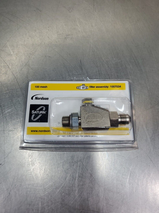 Nordson 1007034 Hot Melt Inline Filter - 100 Mesh, Straight.               5E-31