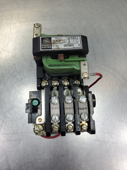 General Electric CR206C0 Contactor Starter, 600 VAC.                       4A-28