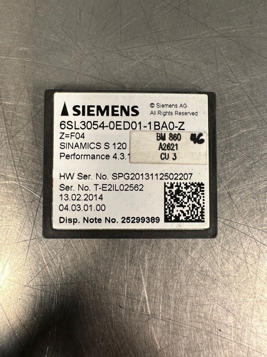 Siemens 6SL3054-0ED01-1BA0-Z Sinamics  S120 (5.3.3)