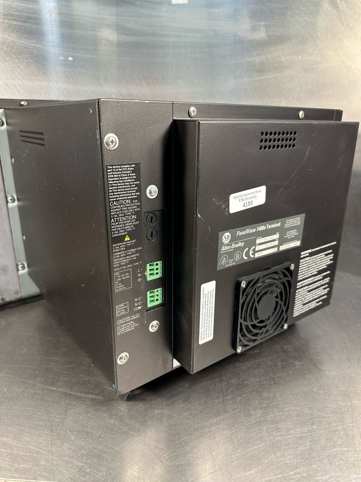  Allen Bradley Penel View 1400e Terminal 2711E-K14C6 Ser. C Rev. A  (8.5.5)