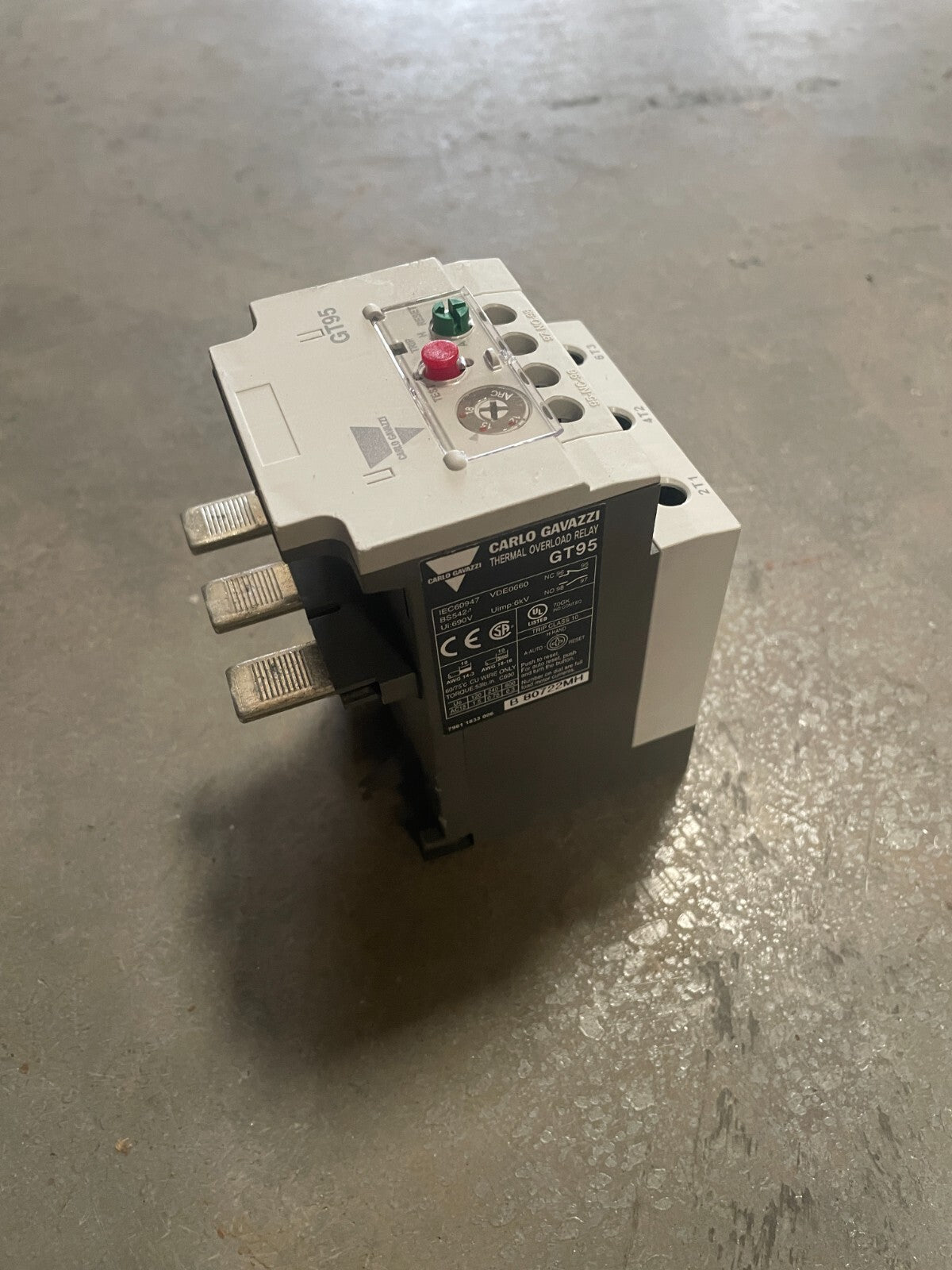 CARLO GAVAZZI GT95 TOR SCREW  95A 54-75A VDC @1E