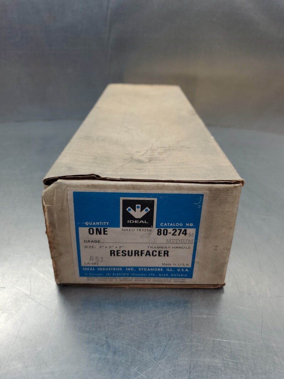 IDEAL 80-274M TRAMWAY HANDLE RESURFACER, 3" X 2" X 2"                       6E-6