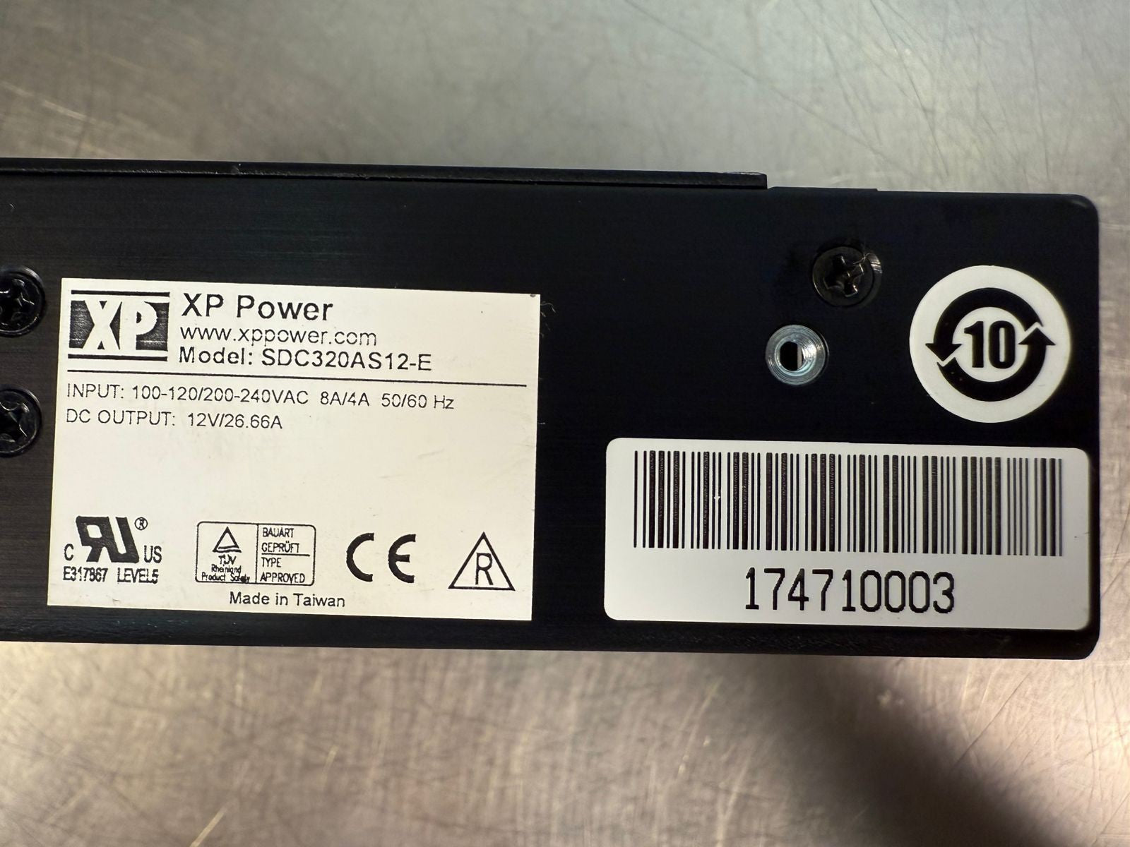 Xp Power SDC320AS12-E  Power Supply AC/DC Converter  (8.4.6)
