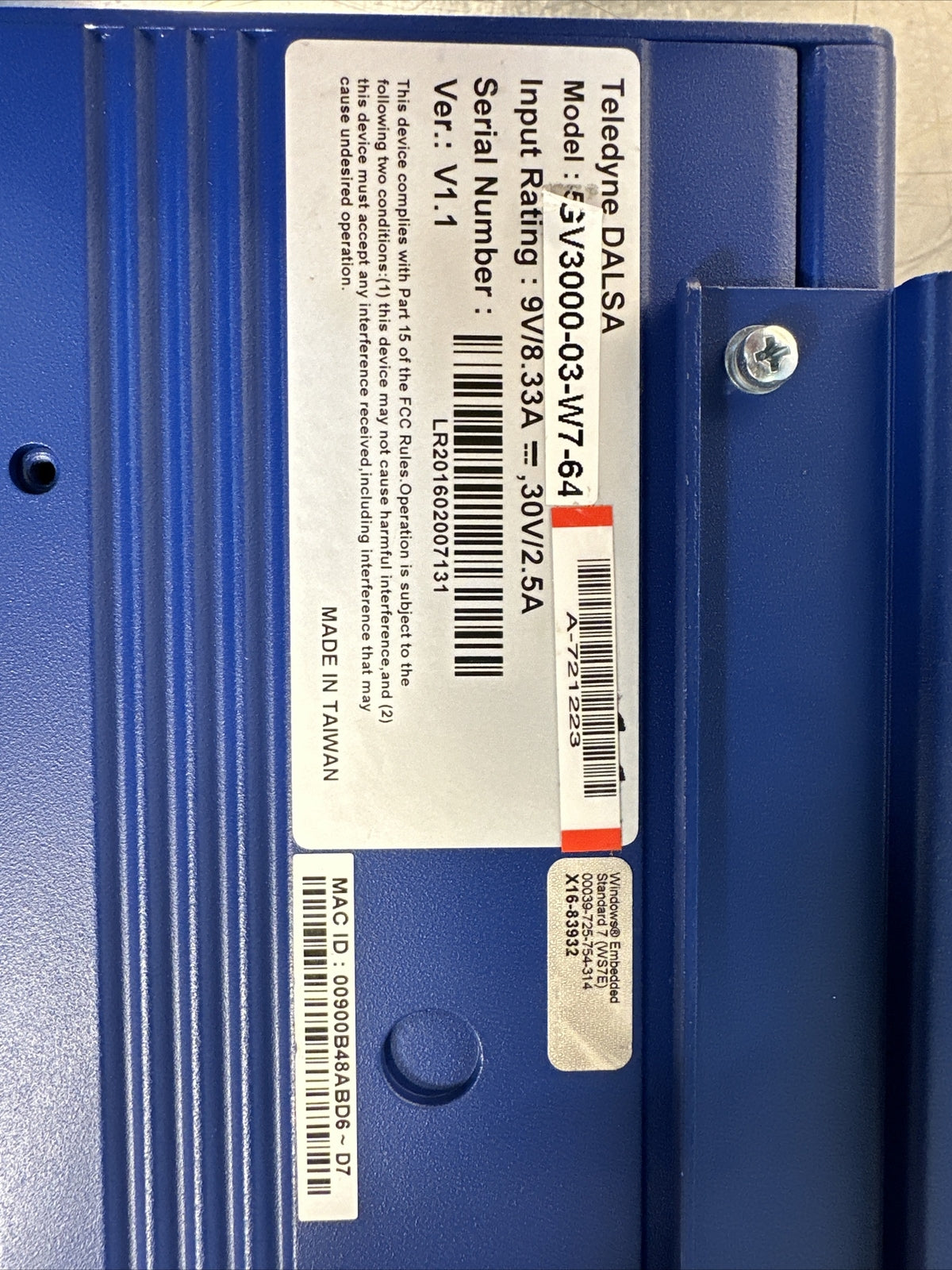 Teledyne GV3000-03-W7-64 Controller New Open Box (BIN-4.4.5)