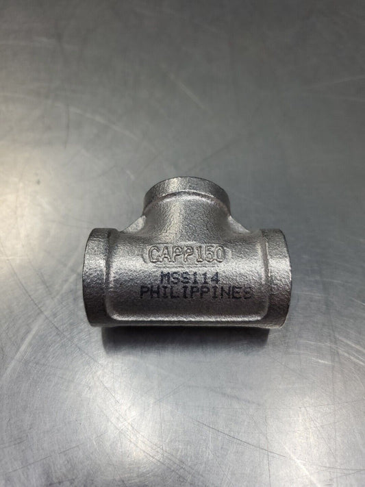 MS S-114 ½-304 (CAPP150) STAINLESS STEEL PIPE FITTING, T-Fitting.          6E-6