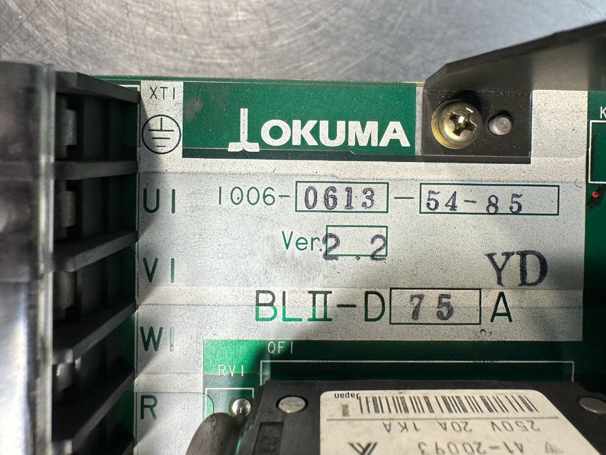 Okuma BLII-D75A Version 2.2   BLII-D-75A   BLIID75A                 (8.4.1)