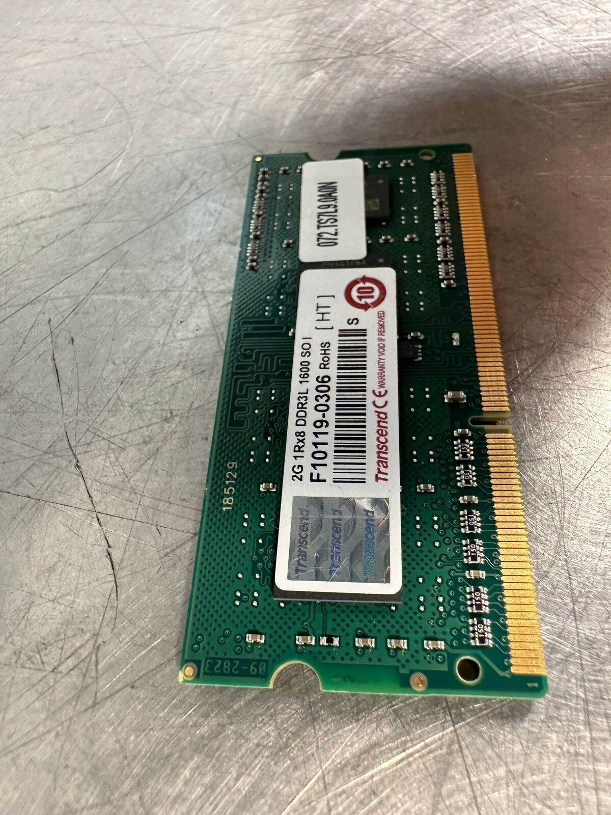 Transcend Memory 2G 1Rx8 DDR3L 1600 SO I F10119-0306 RoHS (7.2.1)