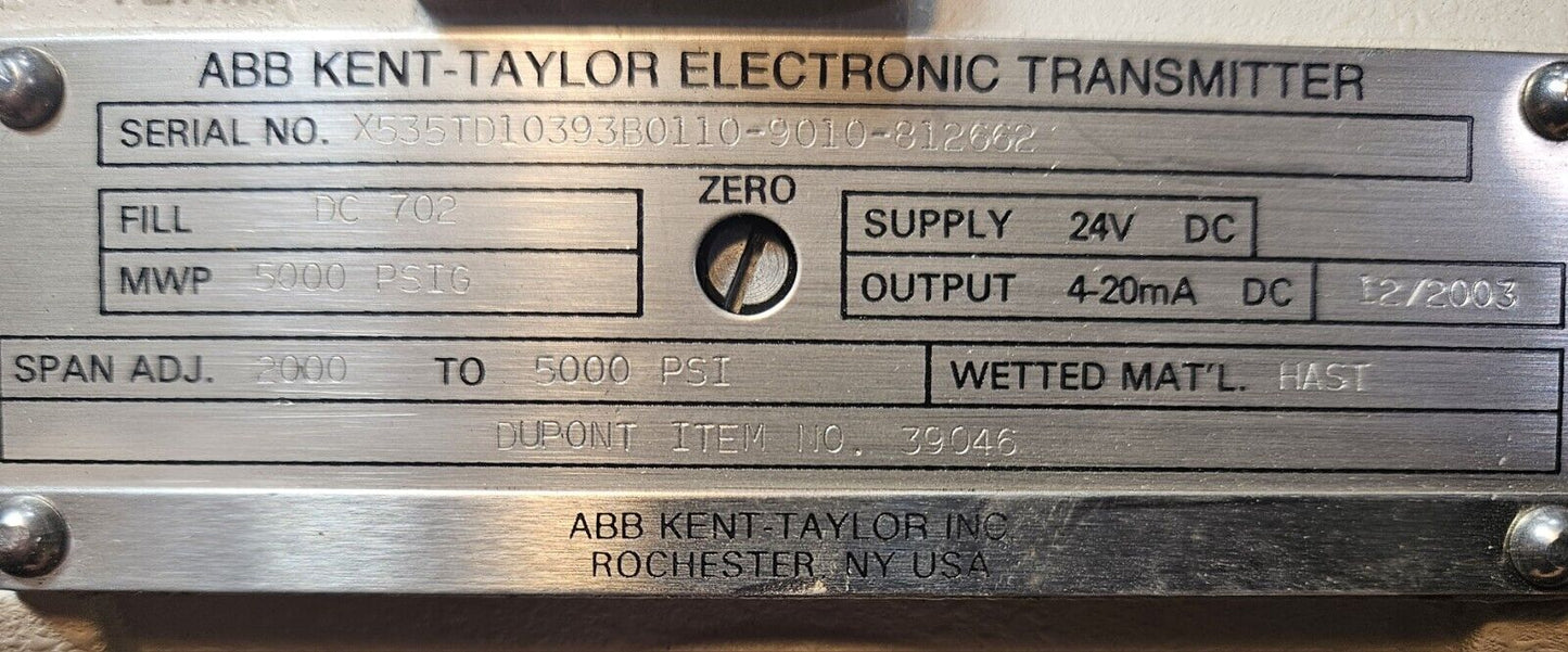 ABB X535TD10393B0110-9010-812662 Taylor Electronic                       loc6D24