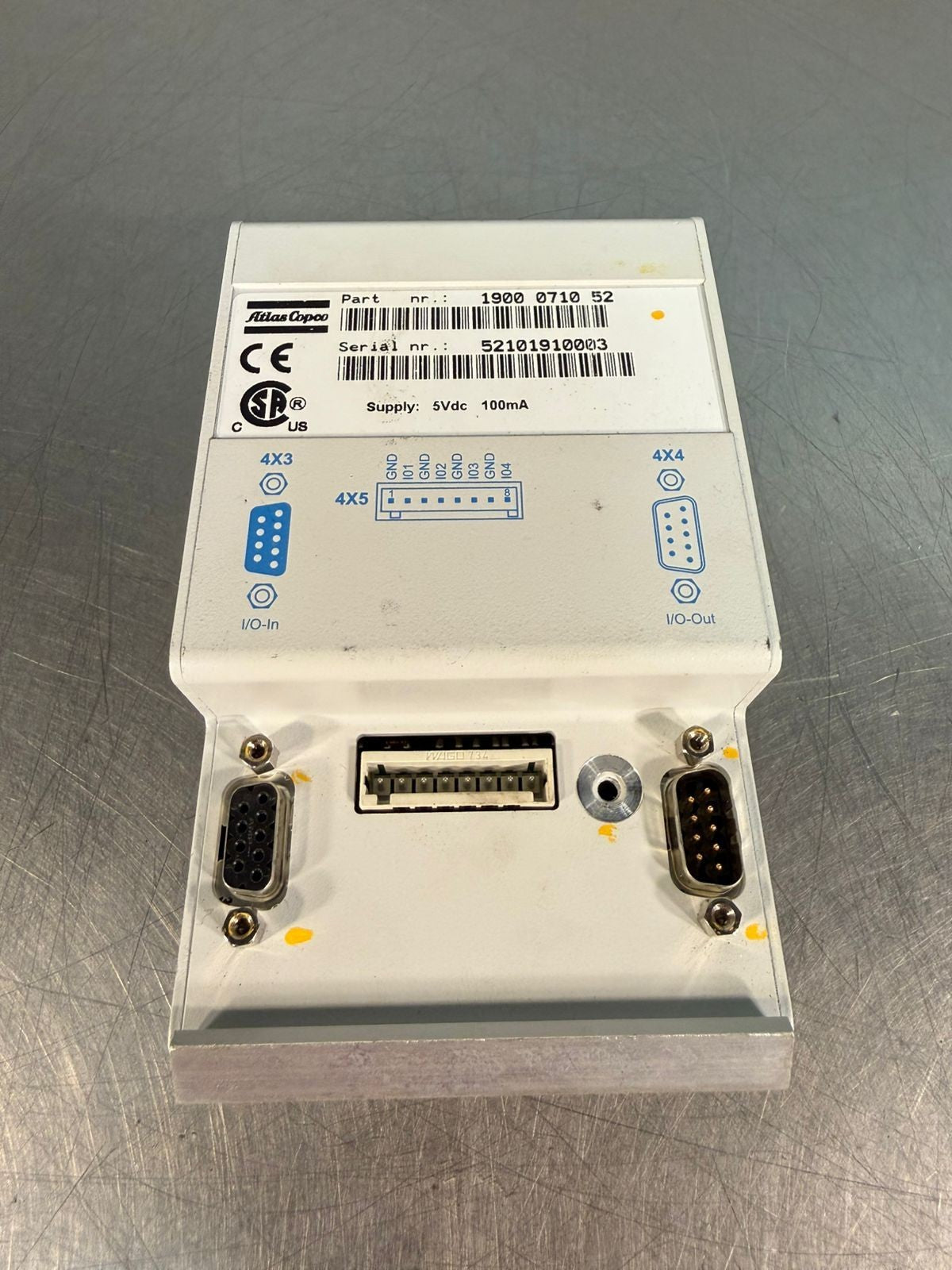Atlas Copco 1900-0710-52 Regulator Mod 1900071052 5Vdc 100ma       (7.2.3)