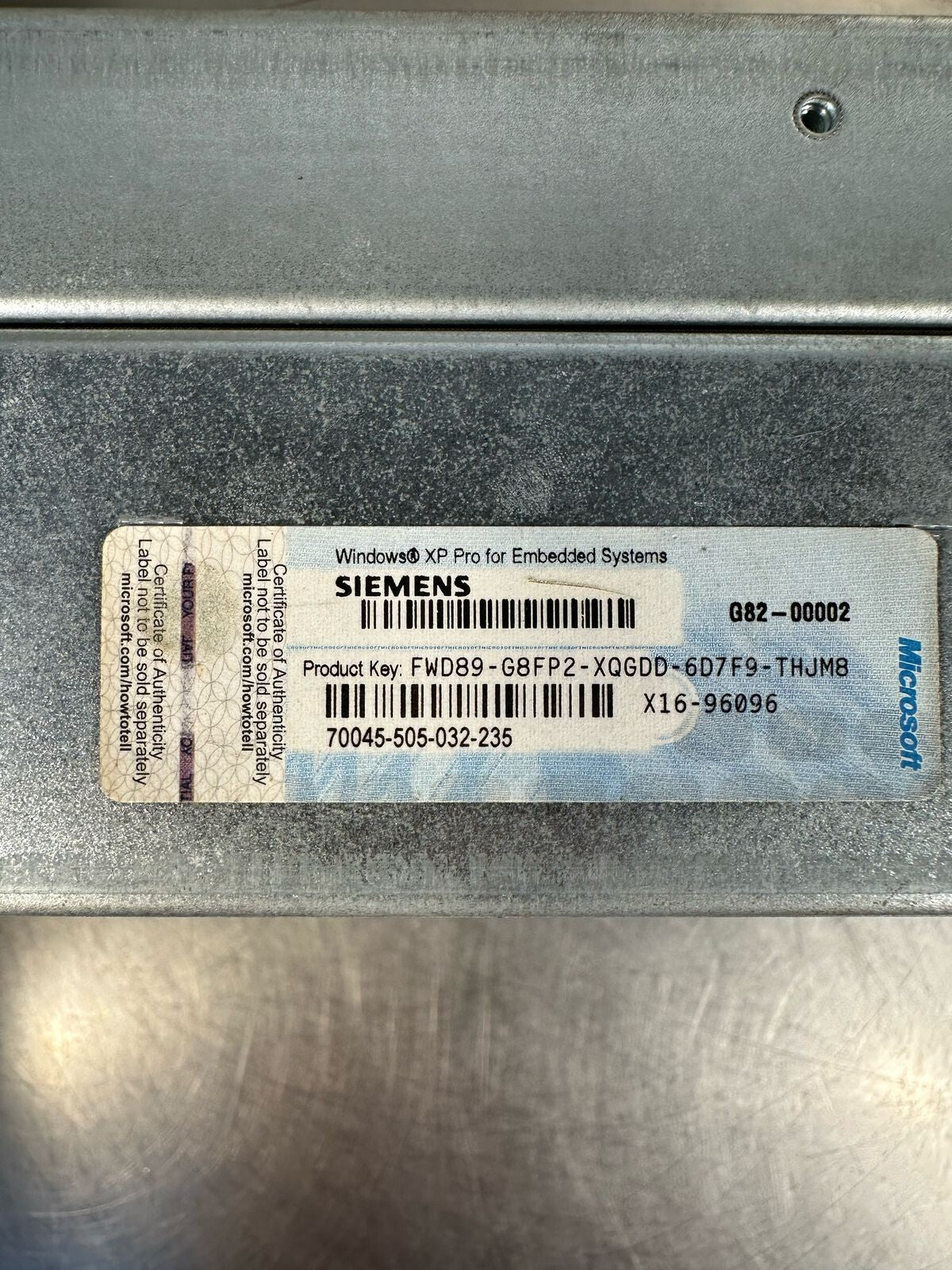 Siemens 6ES7647-6CE66-0GA1 SIMATIC IPC627C (Box PC)              (8.4.2)