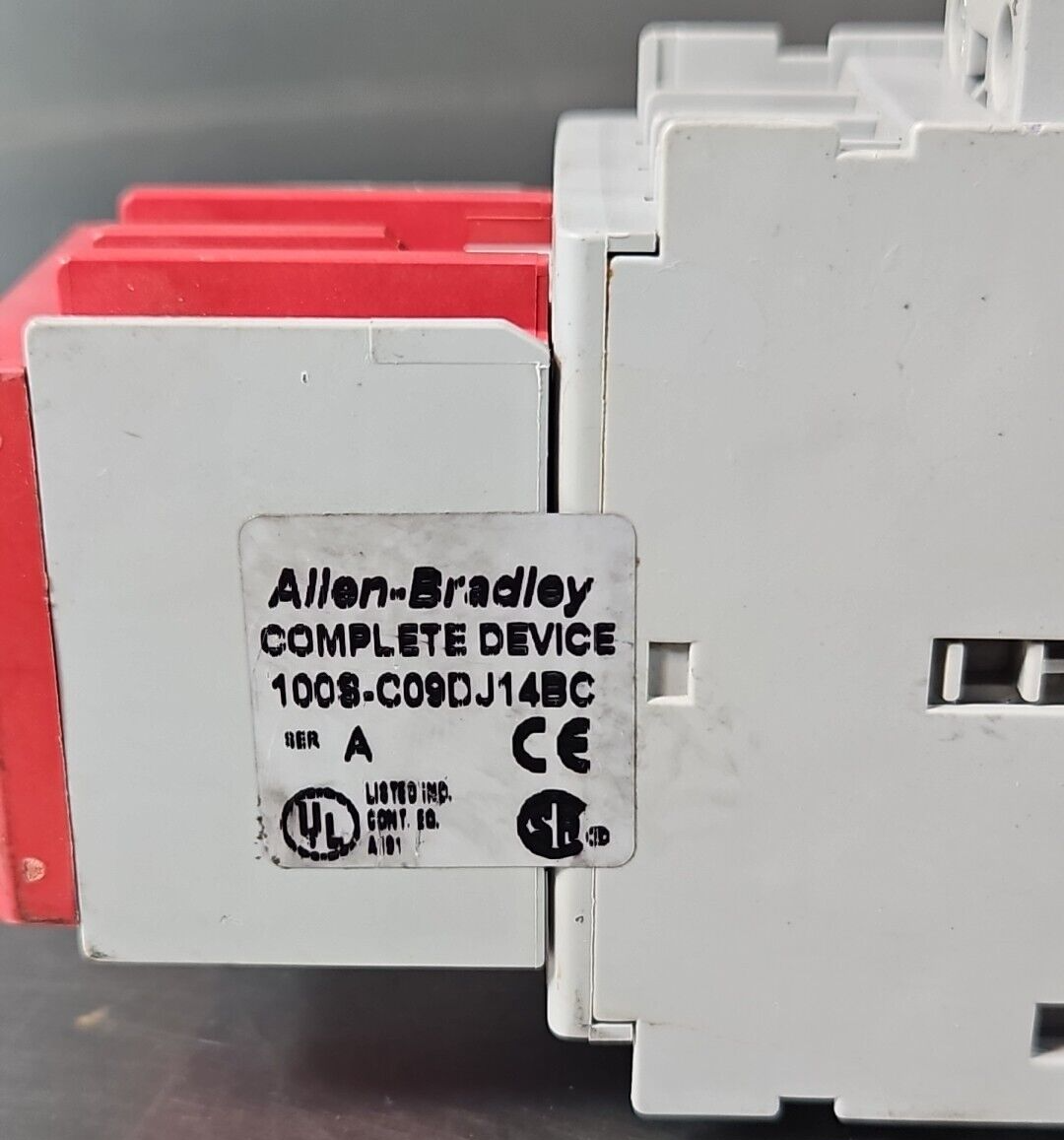 #edu Allen Bradley 100S-C09DJ14BC SerA Safety Contactor                  loc4C16