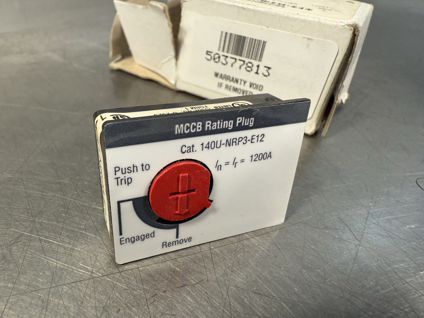 ALLEN BRADLEY 140U-N6L3-E12 / 140UN6L3E12 + 140U-NRP3-E12 Rate Plug  (BIN1.2.3)
