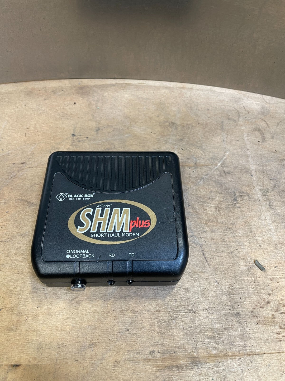 Black Box ME800A-Plus Black 120V 20W Loopback Async Short Haul Modem (bin1.1.1)