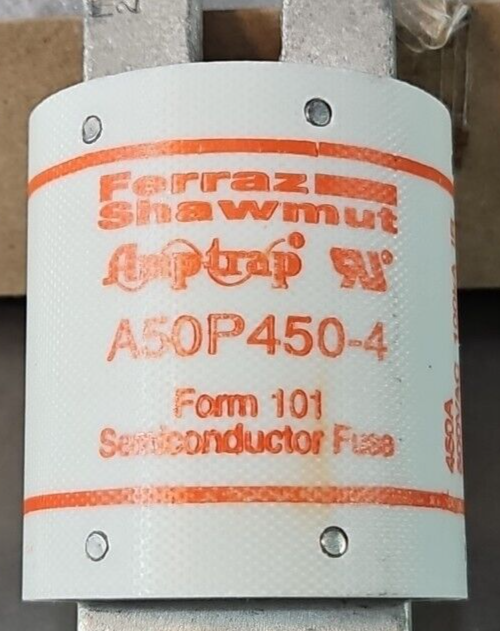 Ferraz Shawmut A50P450-4 Amp-trap Fuses 450A 500V Box w/4                 loc4C2