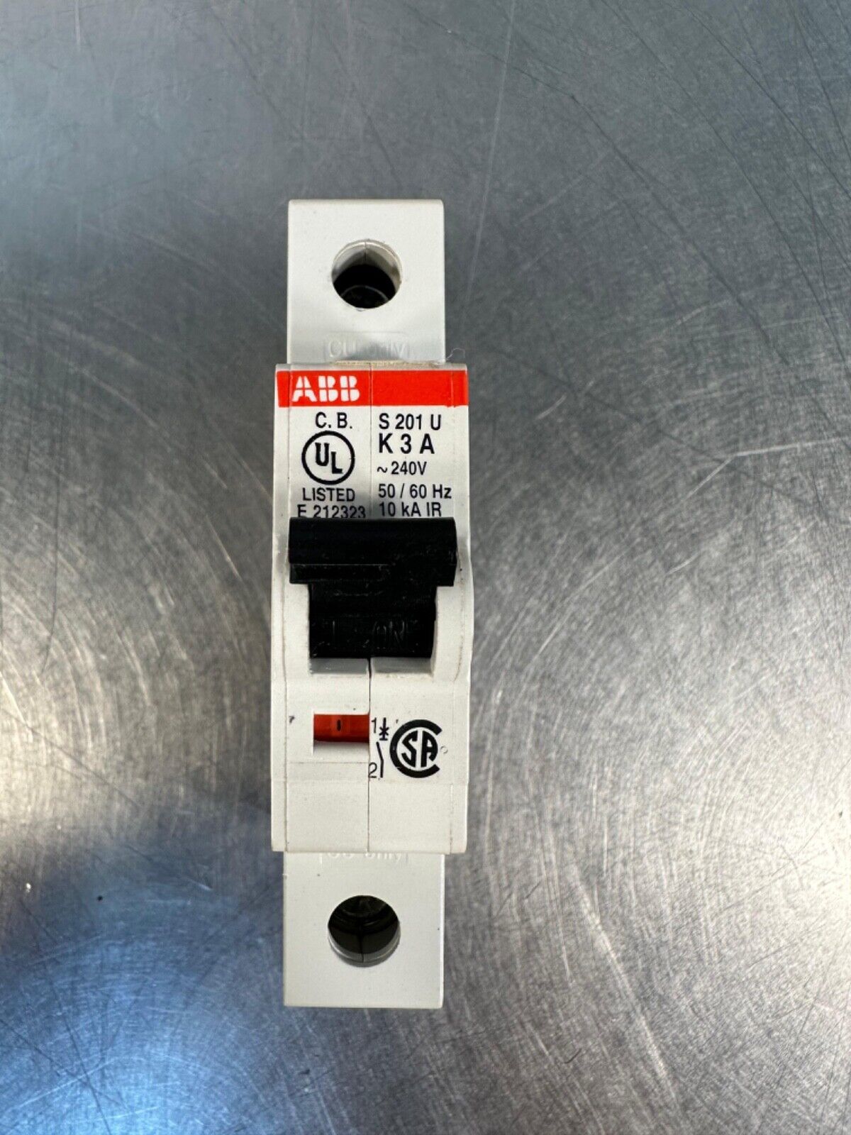 Abb S201U-K3A Miniature Circuit Breaker 240VAC 3A 50/60Hz 10ka (4c-41)