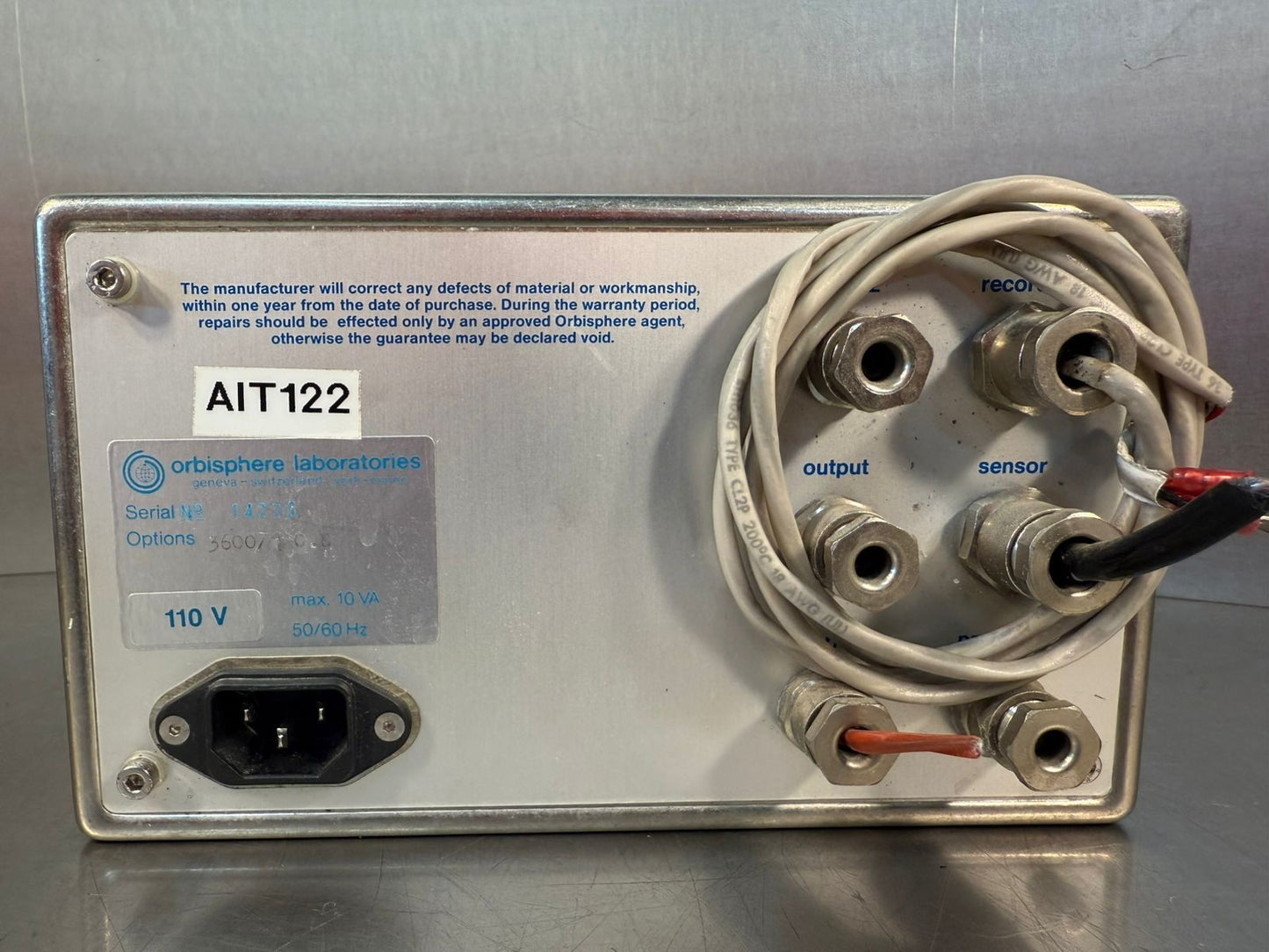 Orbisphere Laboratories Model 3600 Analyzer  50/60Hz  (2.4.4)