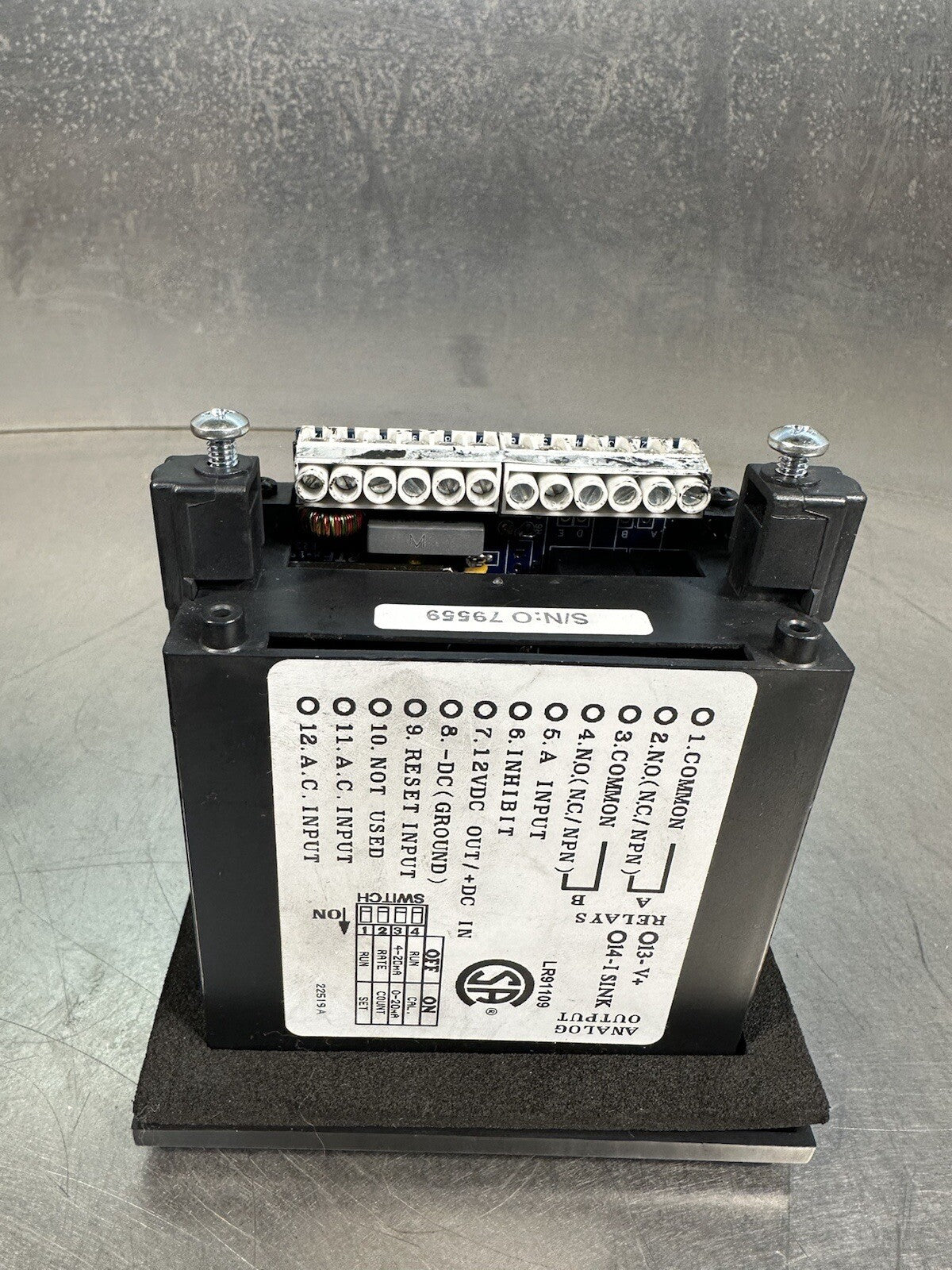 Eastern Instruments MS309MRTS3A Totalizer  (BIN1.5.5)