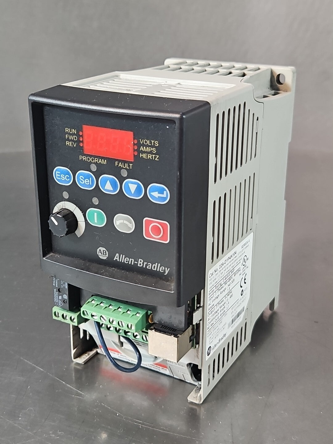 Allen-Bradley 22A-D1P4N104 Ser A PowerFlex4 AC Drive                    (BIN414)