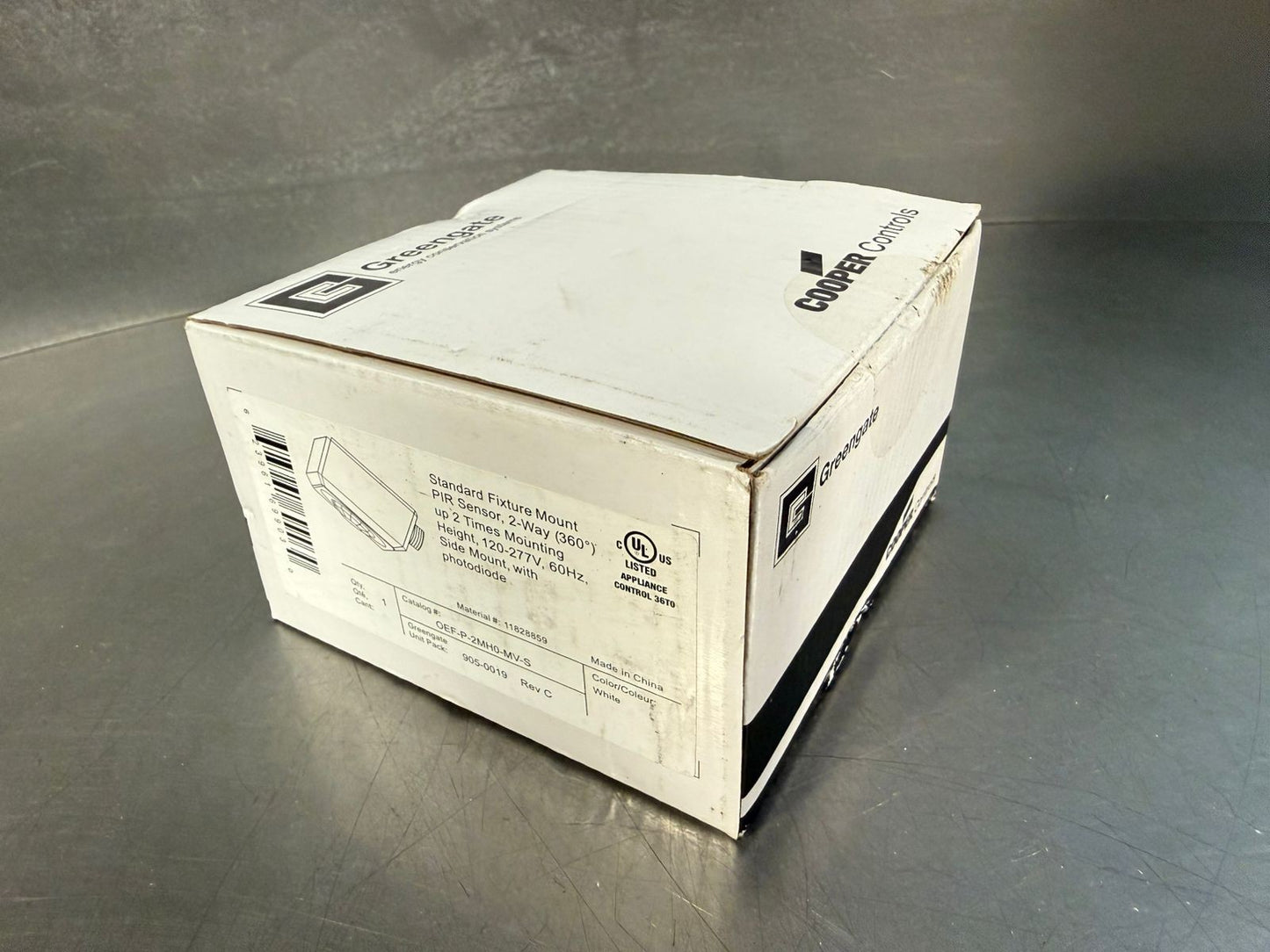 Cooper Controls OEF-P-2MH0-MV-S Ver. C 905-0019 120/277- 60Hz      (4.3.5)