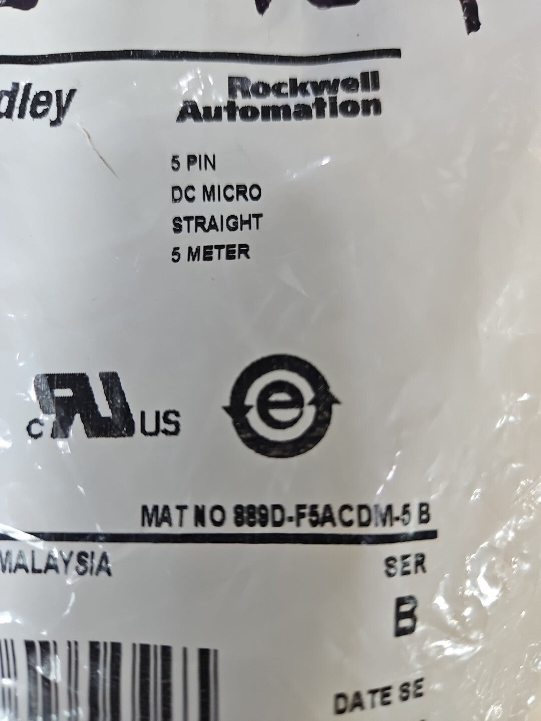 Allen Badley 889D-F5ACDM-5 Ser B Micro Cable                            (BIN435)