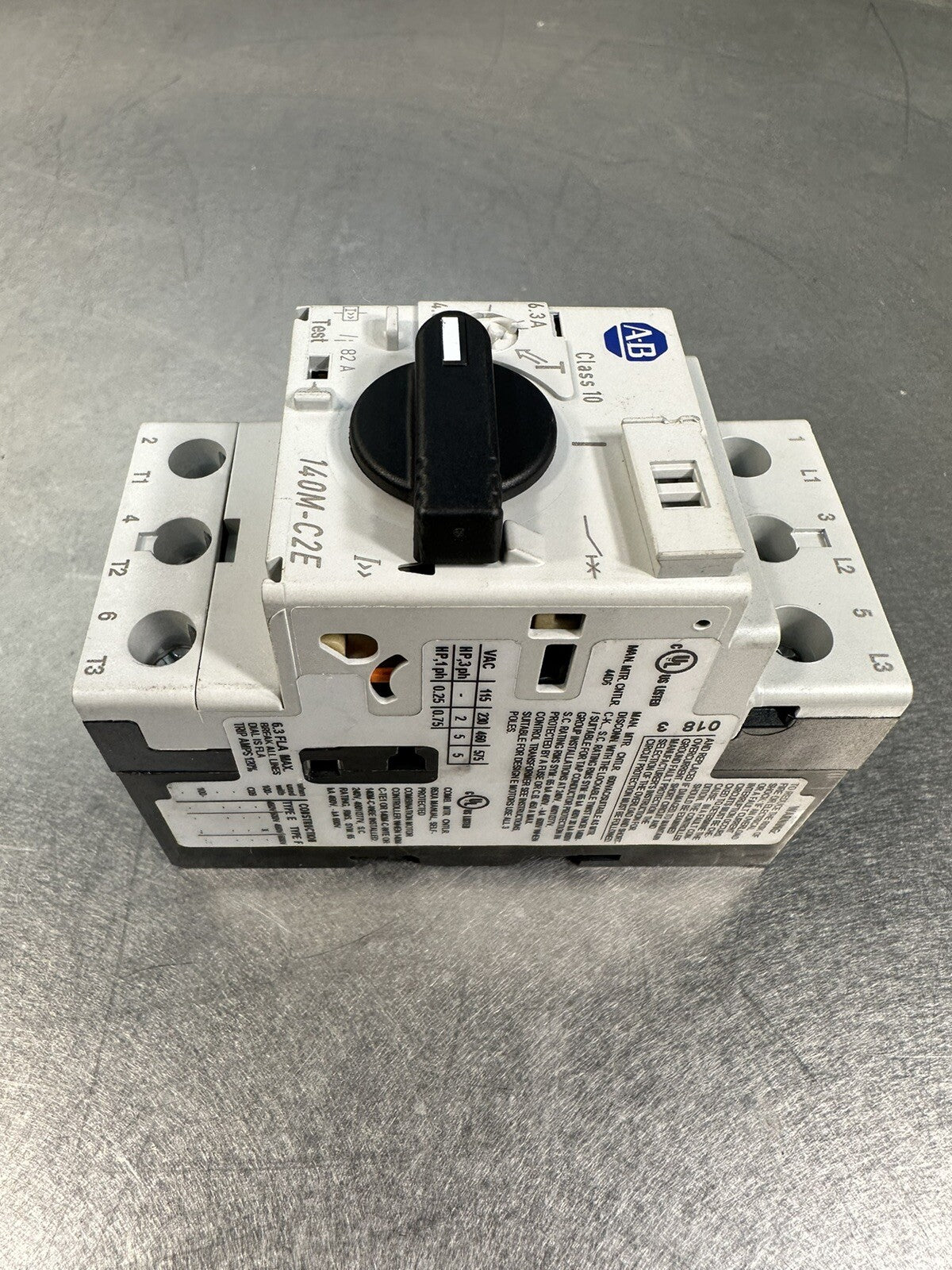 Allen Bradley 140M-C2E-B63 Series C Motor Protection Circuit Breaker (BIN-1.1)