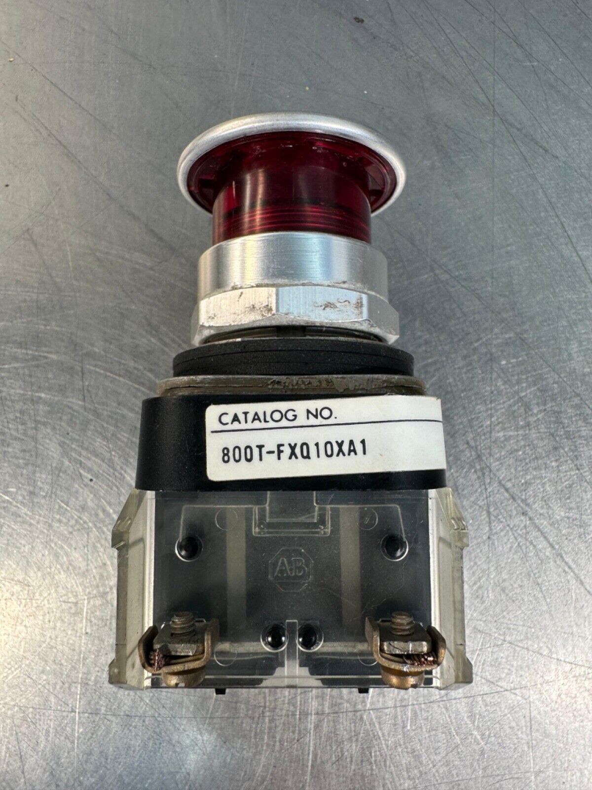 Allen Bradley 800T-FXQ10XA1 Ser.N Red Button 800TFXQ10XA1 120V (4c-39)
