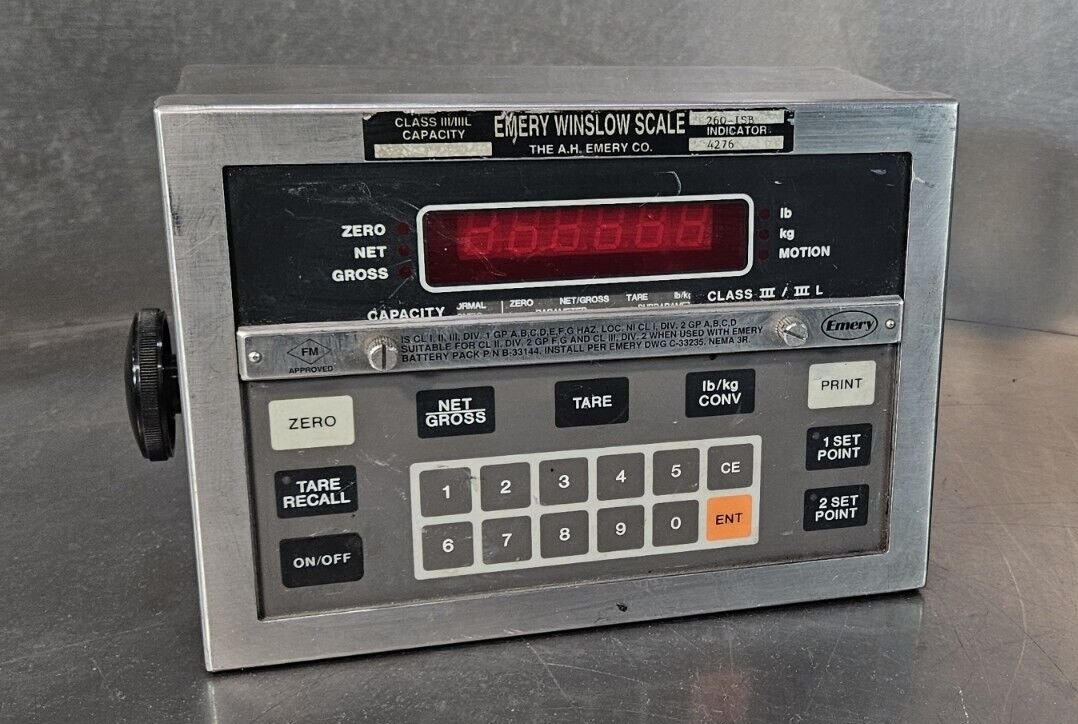 Emery Winslow 260-ISB  Scale Controller                                 (BIN141)
