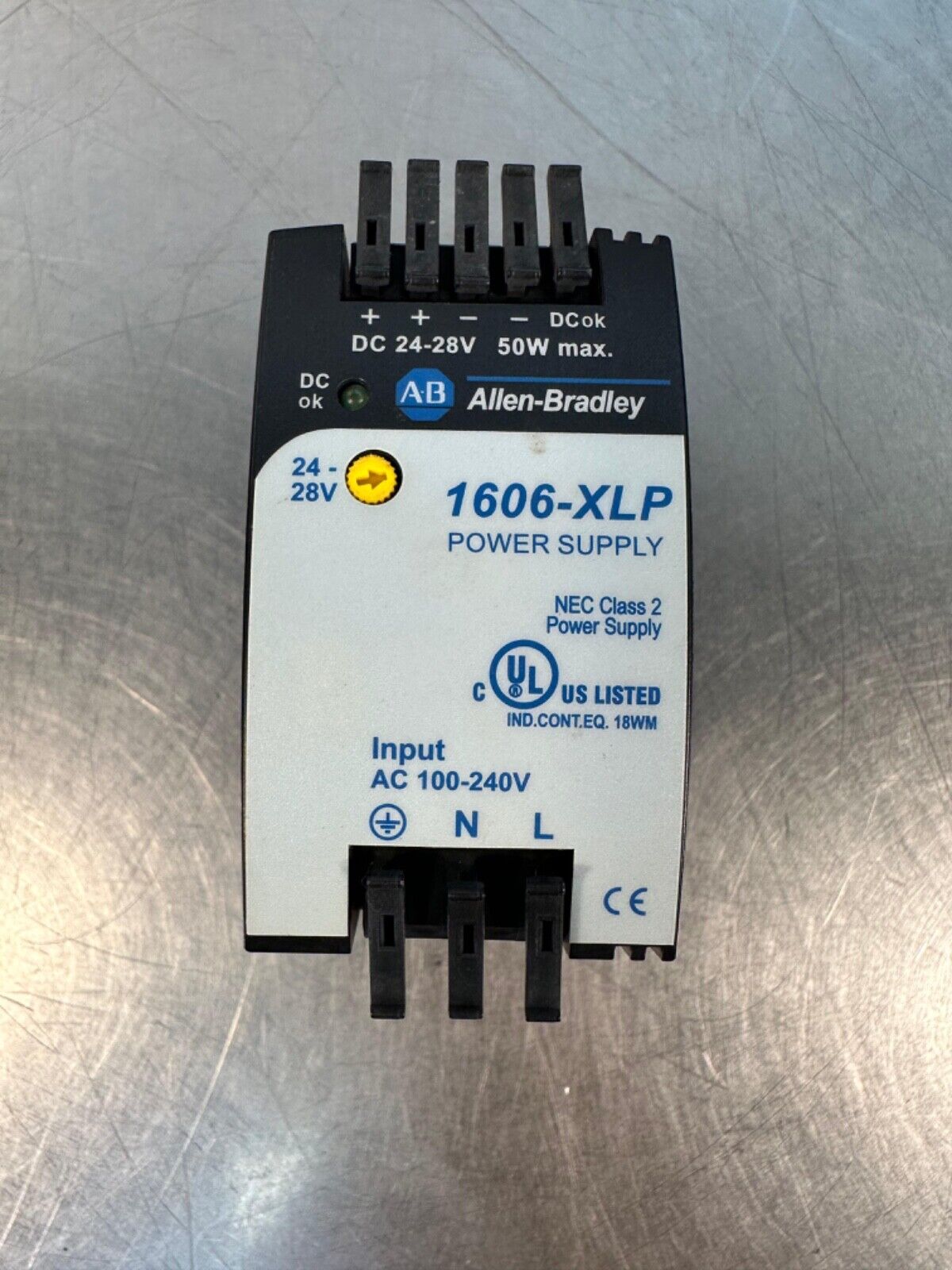 Allen Bradley 1606-XLP50E Ser. A - Power Supply - 50 W, 24 VDC  (4C-39)