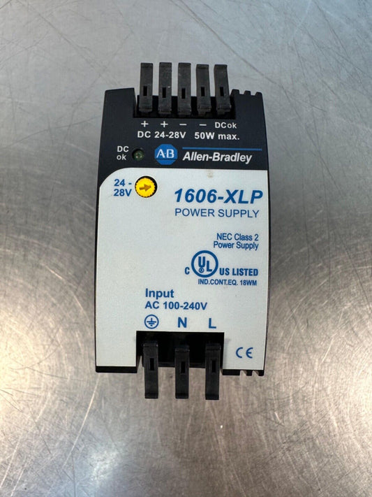 Allen Bradley 1606-XLP50E Ser. A - Power Supply - 50 W, 24 VDC  (4C-39)