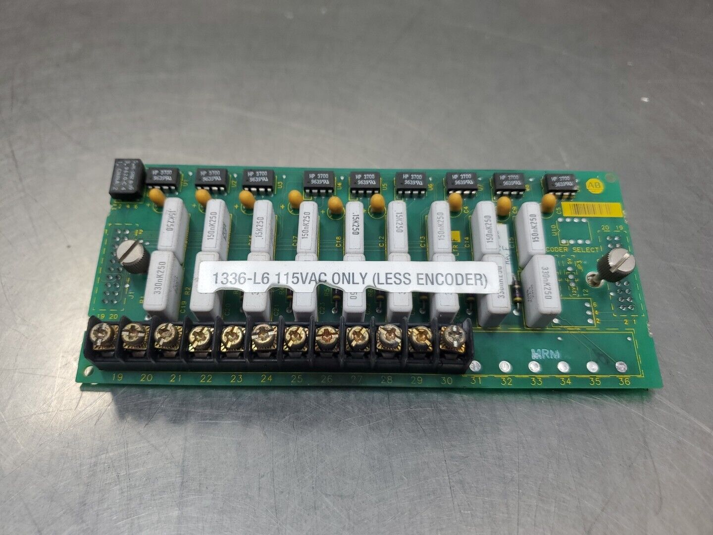 ALLEN BRADLEY 42336-172-52 CONTROLLER BOARD, 115VAC (1336-L6)               3D-7