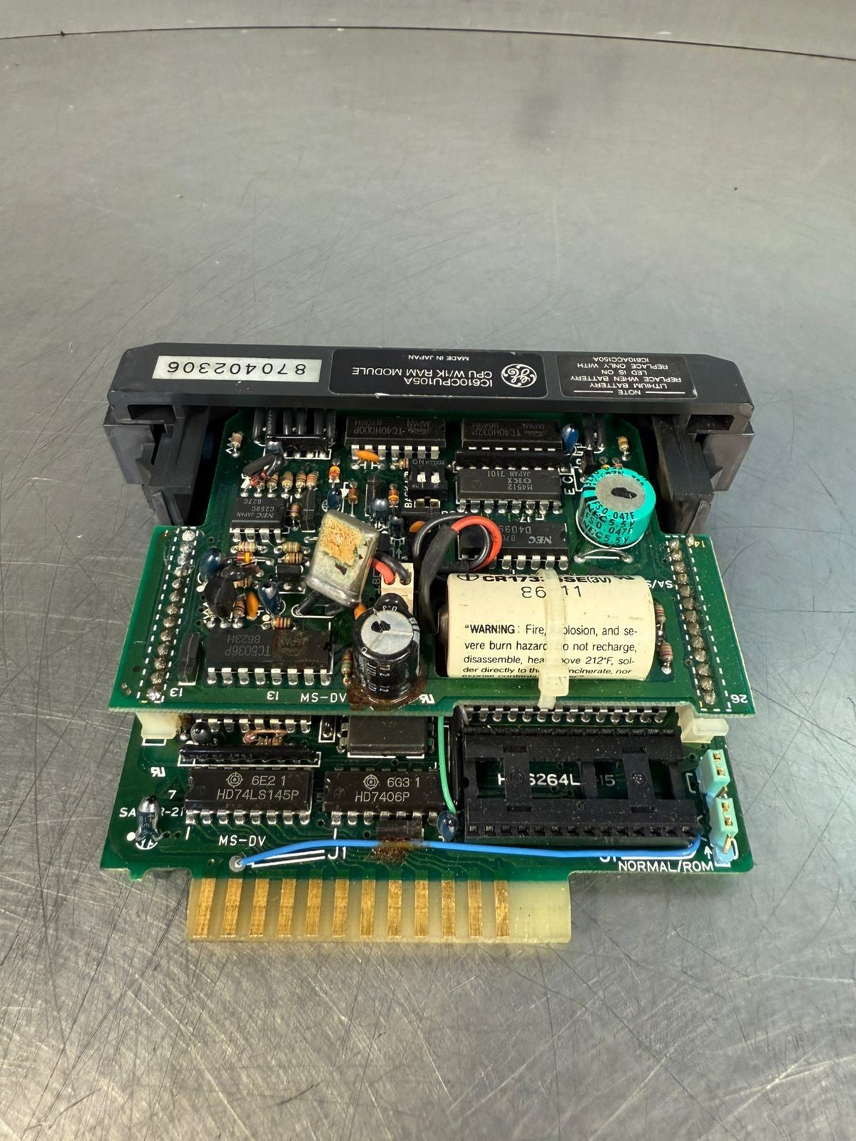 Ge Fanuc IC610CPU105A CPU W/ 1K Ram Module (6.2.2)