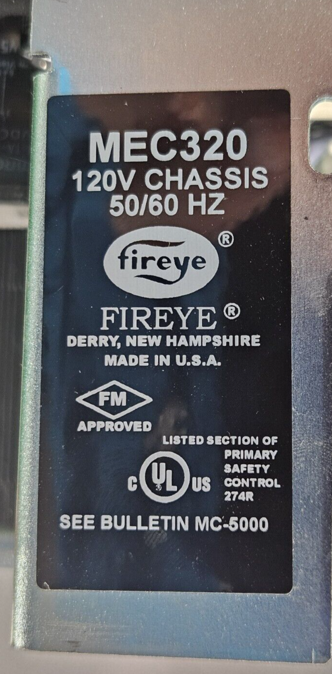 Fireye MEC320 Flame Control Module 120v 50/60Hz                         (BIN643)
