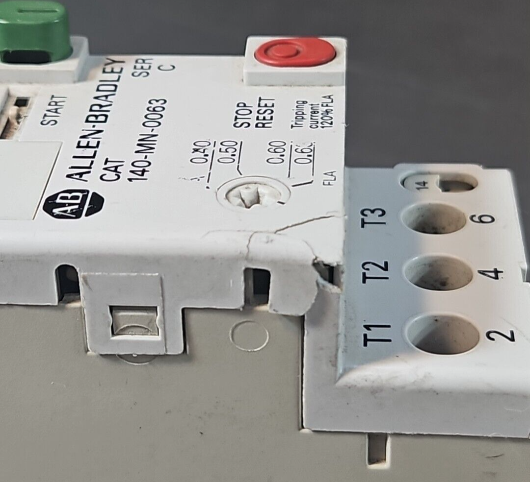 Allen-Bradley 140-MN-0063 Series C Manual Motor Starter                  loc4C16
