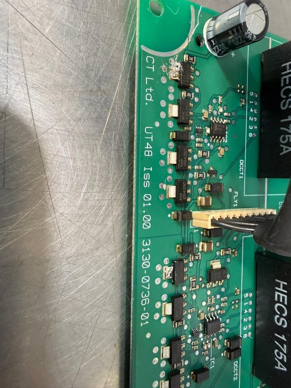 Ct Ltd UT48 Circuit Board 12091869-1  ISS 01.00 3130-0736-01       (9.3.2)