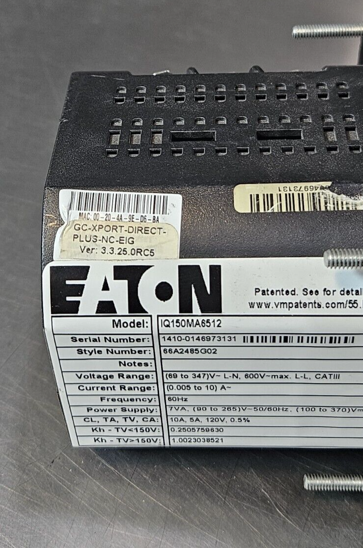 Eaton IQ150MA6512  Electronic Power Meter                               (BIN732)