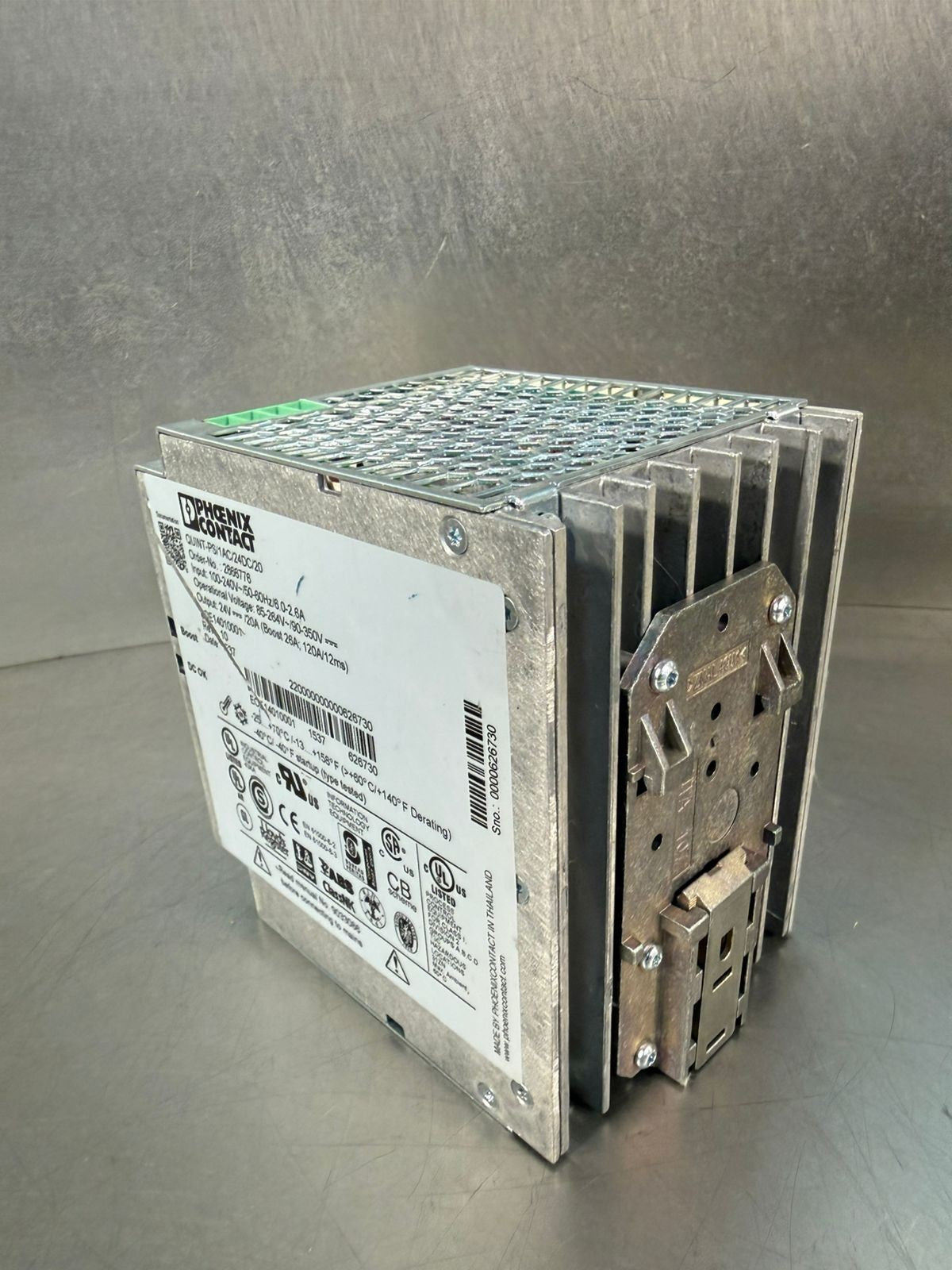 Phoenix Contact Quint-PS/1AC/24DC/20 2866776 Power Supp. 24V 20A   (4.5.1)