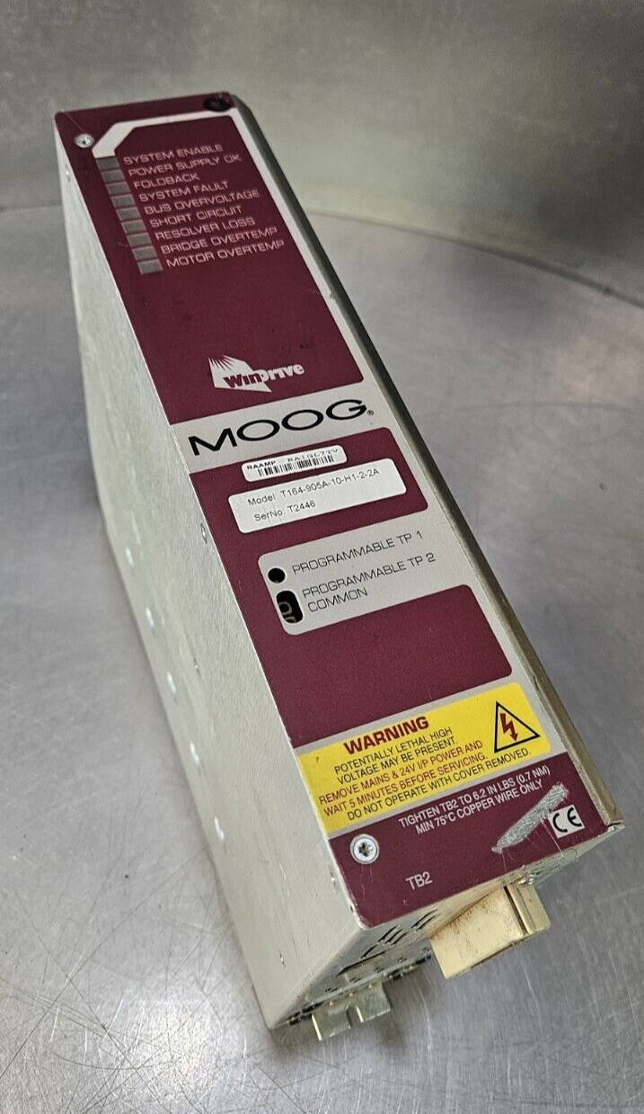 MOOG T164-905A-10-H1-2-2A Servo Drive                                   (BIN615)