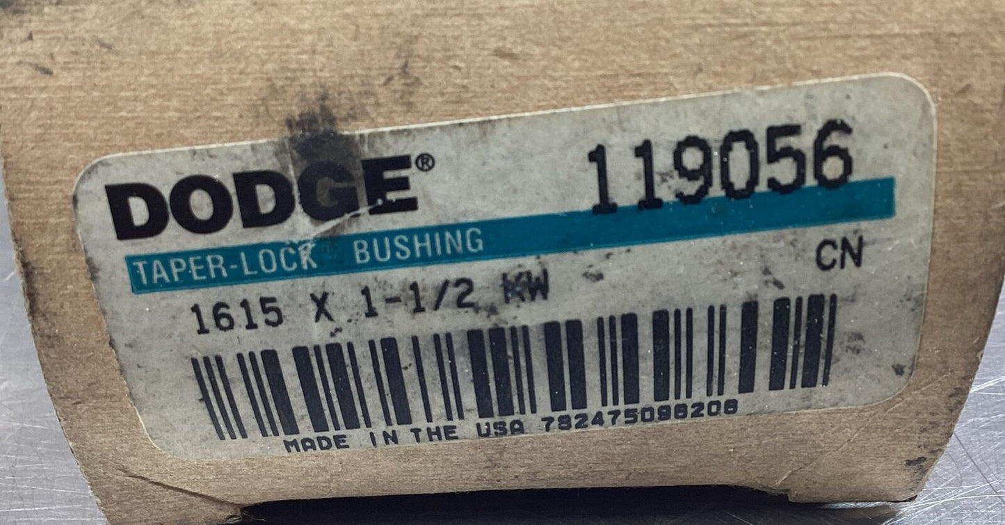 DODGE TAPER LOCK BUSHING  119056  1615X1-1/2 KW       6B-2