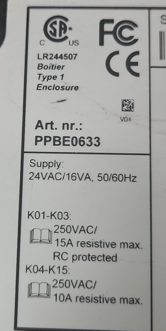 Atlas Copco PPBE0633 PLC Computer Controller Panel Expansion Module  (BIN2.3.3)