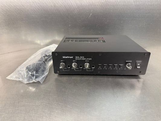 Weltron WA-303 Mixer Amplifier WA303                              (10.5.3)