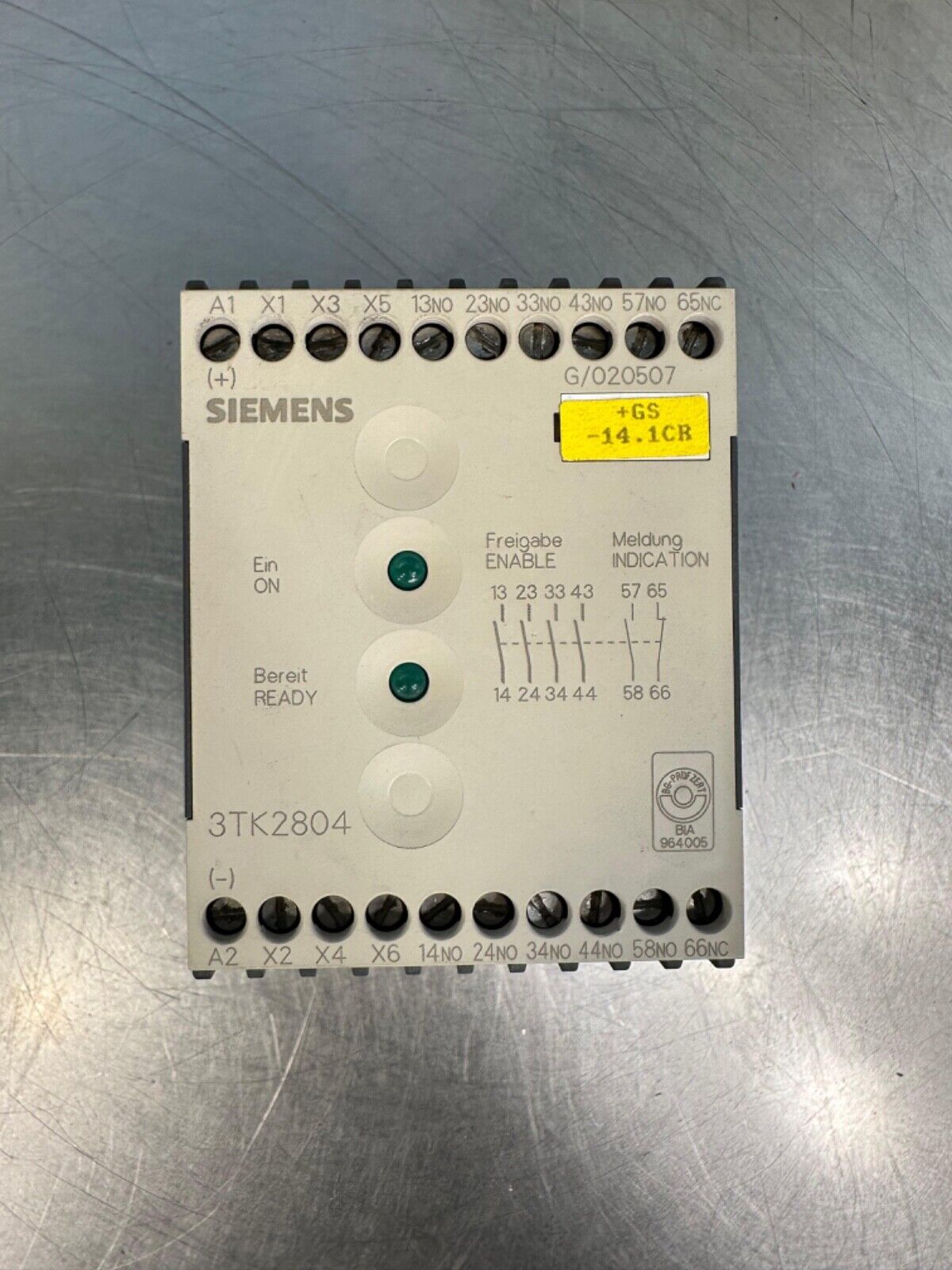 Siemens  3TK2804-0AG2 Contractor Safety Combination (4B-29)